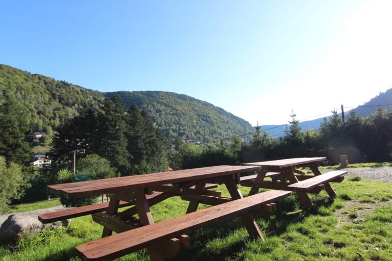 Table de pique nique Gîte des Écorces